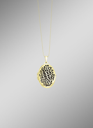 Medaillon mit Leopardenmuster