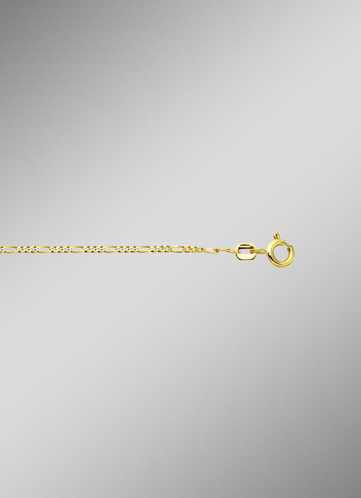 Halsketten - Schicke Figarokette aus Gold, in Farbe  Ansicht 1