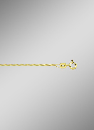 Stilvolle Flachpanzerkette aus Gold