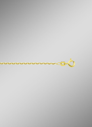 Diamantierte Ankerkette aus Gold