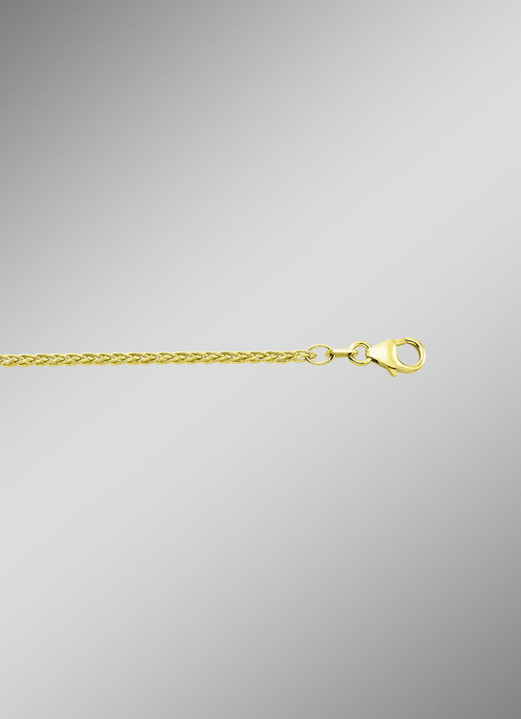 Halsketten - 3-fach Zopfkette aus Gold, in Farbe  Ansicht 1