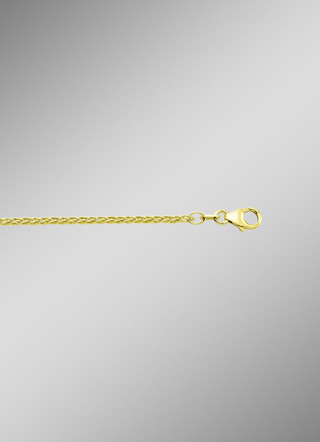 3-fach Zopfkette aus Gold