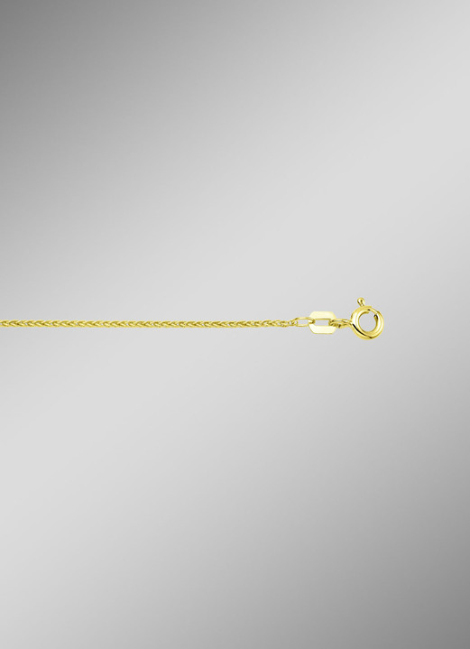 Halsketten - Zopfkette aus Gold, in Farbe  Ansicht 1