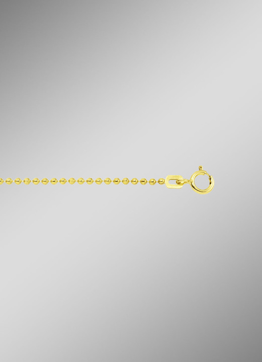 Halsketten - Schicke Kugelkette aus Gold, in Farbe  Ansicht 1