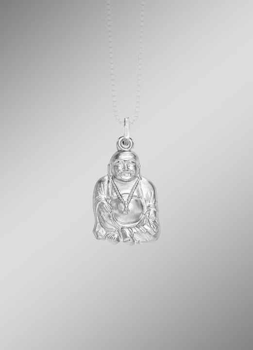 Anhänger - Buddha-Anhänger aus Silber, in Farbe  Ansicht 1
