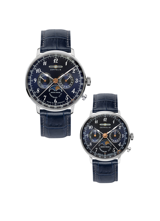 Partneruhren - Zeppelin Quartz-Partneruhren, in Farbe , in Ausführung Herrenuhr Ansicht 6