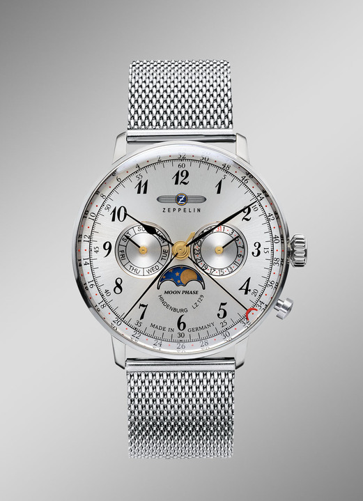 Partneruhren - Zeppelin-Quartz-Partneruhren aus der Serie Hindenbrurg, in Farbe , in Ausführung Herrenuhr Ansicht 1