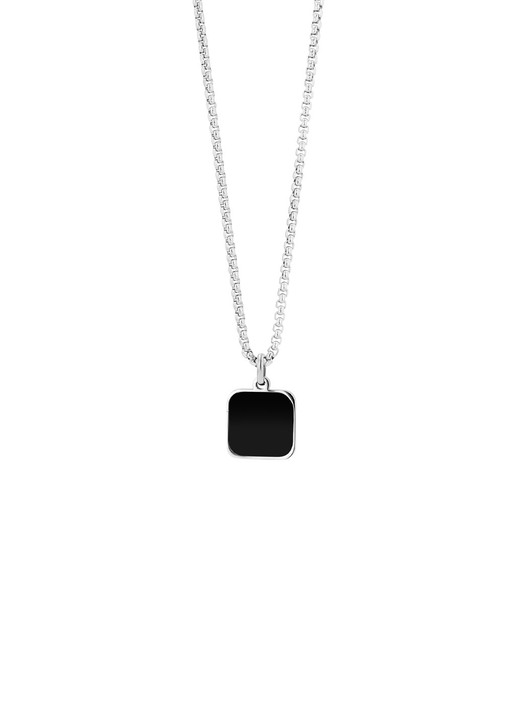 Herren-Modeschmuck - Maskuliner, stilvoller Anhänger mit echt schwarzem Achat Ansicht 2 Herren-Modeschmuck - Maskuliner, stilvoller Anhänger mit echt schwarzem Achat, in Farbe  Ansicht 2