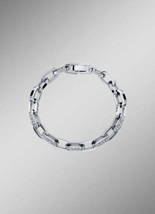 Armbänder - Für Sie und Ihn: elegantes Armband mit funkelnden Kristallen, in Farbe  Ansicht 1