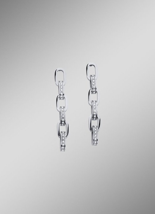 Ohrschmuck - Elegante Ohrstecker mit funkelnden Kristallen, in Farbe  Ansicht 1