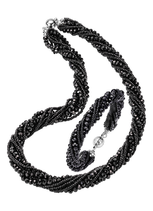 Schmucksets - Wundervoll funkelndes Schmuck-Set, 2-teilig, in Farbe JEANSBLAU Ansicht 4