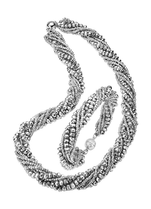 Schmucksets - Wundervoll funkelndes Schmuck-Set, 2-teilig, in Farbe JEANSBLAU Ansicht 6