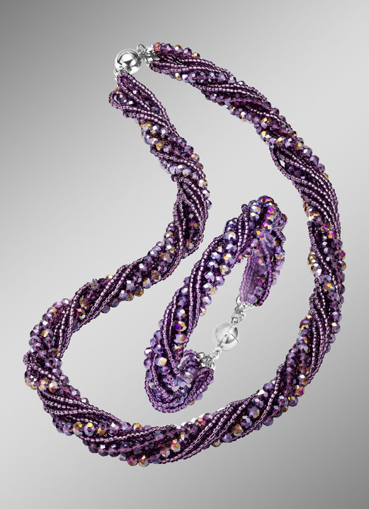 Schmucksets - Wundervoll funkelndes Schmuck-Set, 2-teilig, in Farbe JEANSBLAU Ansicht 7