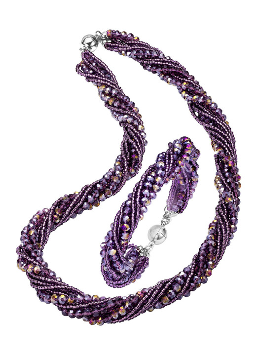 Schmucksets - Wundervoll funkelndes Schmuck-Set, 2-teilig, in Farbe JEANSBLAU Ansicht 8