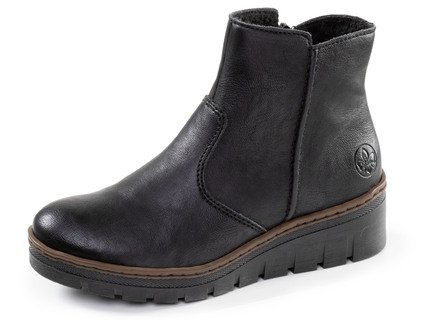 Rieker, gefütterte Damen-Stiefeletten, Winterschuhe, mit Reißverschluss