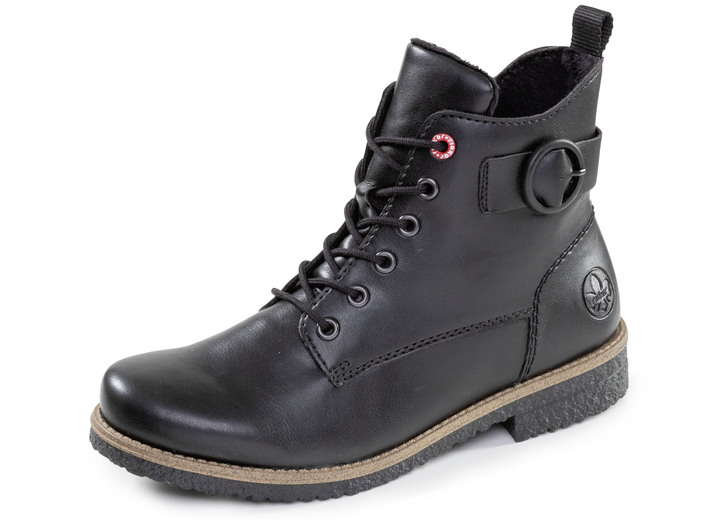 Stiefel & Stiefeletten - Rieker, klassische Damen-Stiefeletten, mit Reißverschluss, in Größe 036 bis 042, in Farbe SCHWARZ Ansicht 1