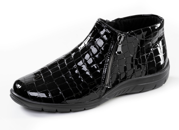 Stiefel & Stiefeletten - ELENA EDEN, bequeme Damen-Boots, Weite H, mit herausnehmbarem Fußbett, in Größe 3 1/2 bis 8, in Farbe SCHWARZ Ansicht 1