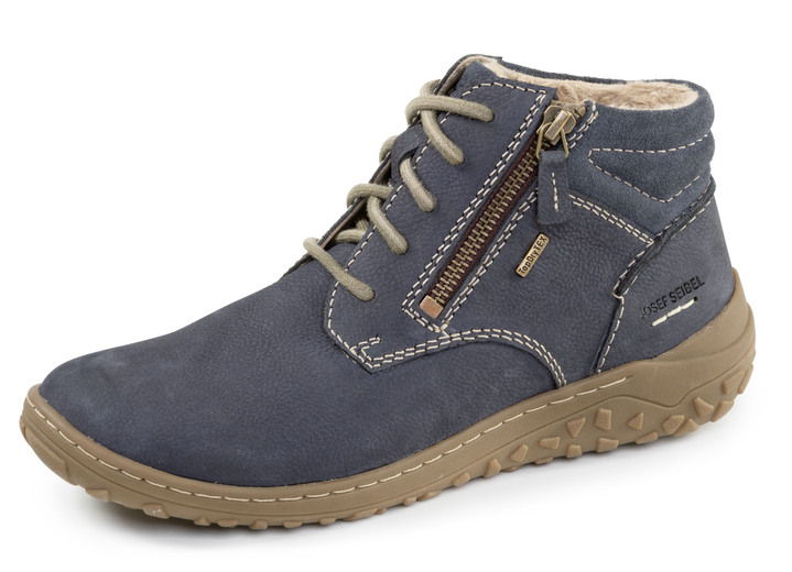 Stiefel & Stiefeletten - Josef Seibel, gefütterte Damen-Boots, Winterschuhe, Weite G, mit herausnehmbarem Fußbett, in Größe 036 bis 042, in Farbe MARINE Ansicht 1
