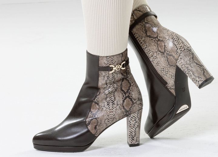Stiefel & Stiefeletten - Peter Kaiser, trendige Damen-Stiefeletten, mit Reißverschluss, in Größe 4 bis 8, in Farbe TAUPE-MOKKA Ansicht 5