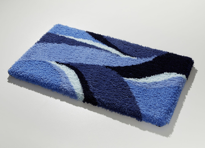 Badgarnituren - Badgarnitur mit rutschhemmend beschichteter Rückseite, in Größe 100 (Vorleger halbrund, 50/ 80 cm) bis 112 (WC-Deckelbezug, 47/ 50 cm), in Farbe GRÜN Ansicht 6