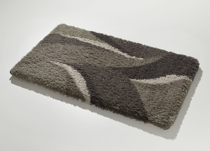 Badgarnituren - Badgarnitur mit rutschhemmend beschichteter Rückseite, in Größe 100 (Vorleger halbrund, 50/ 80 cm) bis 112 (WC-Deckelbezug, 47/ 50 cm), in Farbe GRÜN Ansicht 11