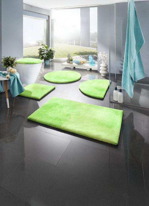 Badgarnituren - Badgarnitur, in Größe 100 (Vorleger halbrund, 50/ 80 cm) bis 112 (WC-Deckelbezug, 47/ 50 cm), in Farbe BUNT Ansicht 16