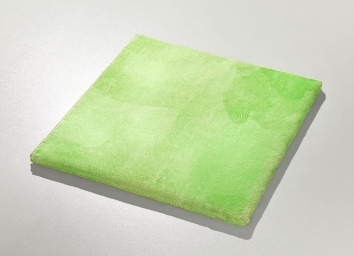 Badgarnituren - Badgarnitur Ansicht 20 Badgarnituren - Badgarnitur, in Größe 100 (Vorleger halbrund, 50/ 80 cm) bis 112 (WC-Deckelbezug, 47/ 50 cm), in Farbe TÜRKIS Ansicht 20