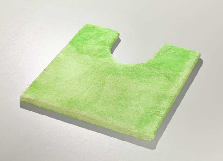 Badgarnituren - Badgarnitur Ansicht 19 Badgarnituren - Badgarnitur, in Größe 100 (Vorleger halbrund, 50/ 80 cm) bis 112 (WC-Deckelbezug, 47/ 50 cm), in Farbe TÜRKIS Ansicht 19