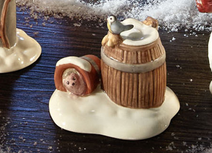 Goebel-Figuren - Winterliche Szene: Tolle Himmelsboten im Winterwald, in Farbe BUNT, in Ausführung Engel mit Schlittschuhen Ansicht 12