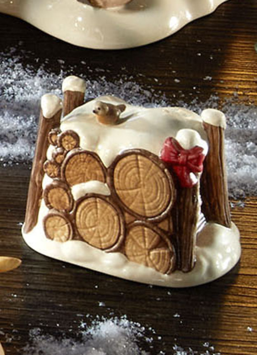 Goebel-Figuren - Winterliche Szene: Tolle Himmelsboten im Winterwald, in Farbe BUNT, in Ausführung Engel mit Schlittschuhen Ansicht 9