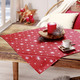 Tischdecken - Tischdekoration mit Fleckschutz und Glitzergarn, in Größe 105 (Läufer, 40/150 cm) bis 140 (Tischdecke, 140/220 cm), in Farbe ROT-SILBER – Farbe ROT-SILBER – Ansicht 4