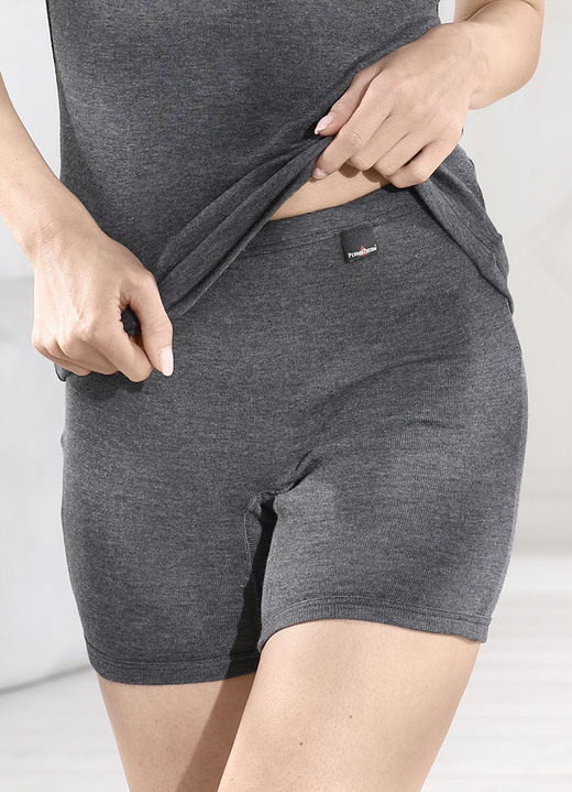 Schlüpfer - Zweierpack Permatherm Longpants Ansicht 5 Schlüpfer - Zweierpack Permatherm Longpants, in Größe 3XL (56/58) bis XXL (52/54), in Farbe JEANSBLAU MELIERT Ansicht 5