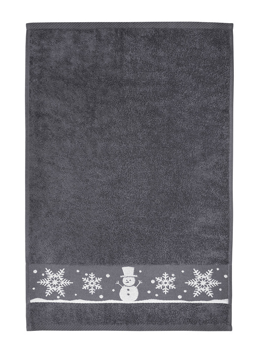 Frottier Handtücher - Flauschige Frottier-Serie mit Jacquard-Bordür, in Größe 200 (1 Handtuch, 50/100 cm) bis 204 (1 Duschtuch, 70/140 cm), in Farbe ROT Ansicht 8