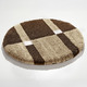 Badgarnituren - Badgarnitur mit rutschhemmender Rückseite, in Größe 100 (Vorleger halbrund, 50/ 80 cm) bis 112 (WC-Deckelbezug, 47/ 50 cm), in Farbe BEIGE-BRAUN – Farbe BEIGE-BRAUN – Ansicht 5