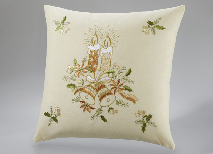 Tischdecken - Liebevoll bestickte Tisch- und Raumdekoration, in Größe 130 (Deckchen oval, 30/ 45 cm) bis 404 (Kissenbezug, 40/ 40 cm), in Farbe MULTICOLOR Ansicht 10