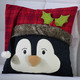 Weihnachtliche Dekorationen - Kissenbezug Weihnachtspinguin, in Farbe BUNT