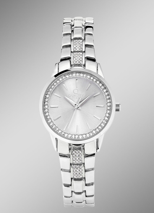 Quartzuhren - Silberfarbenes Damenuhrset 3-tlg., in Farbe  Ansicht 2