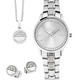 Quartzuhren - Silberfarbenes Damenuhrset 3-tlg., in Farbe  – Ansicht 5