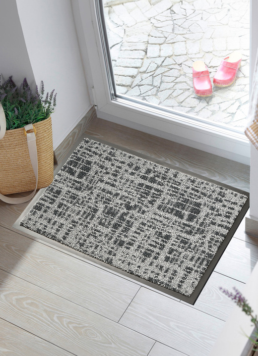 Fußmatten - Robuste Schmutzfangmatte, in Größe 101 (40x 60 cm) bis 103 (60x 80 cm), in Farbe GRAU Ansicht 1