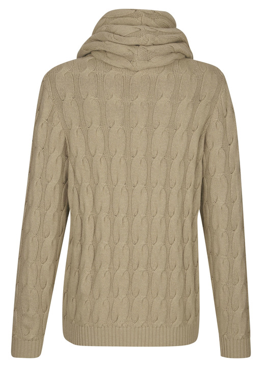 Damenmode - Pullover mit Loop und mit Kaschmir, in Größe 038 bis 052, in Farbe CAMEL Ansicht 4