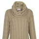 Damenmode - Pullover mit Loop und mit Kaschmir, in Größe 038 bis 052, in Farbe CAMEL – Farbe CAMEL – Ansicht 3