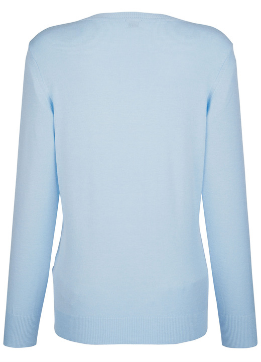 Basics - Pullover mit Modal-Anteil, in Größe 038 bis 052, in Farbe GRAU Ansicht 18