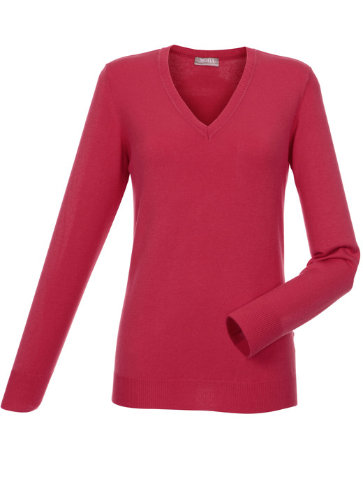 Basics - Pullover mit Modal-Anteil, in Größe 038 bis 052, in Farbe GRAU Ansicht 14
