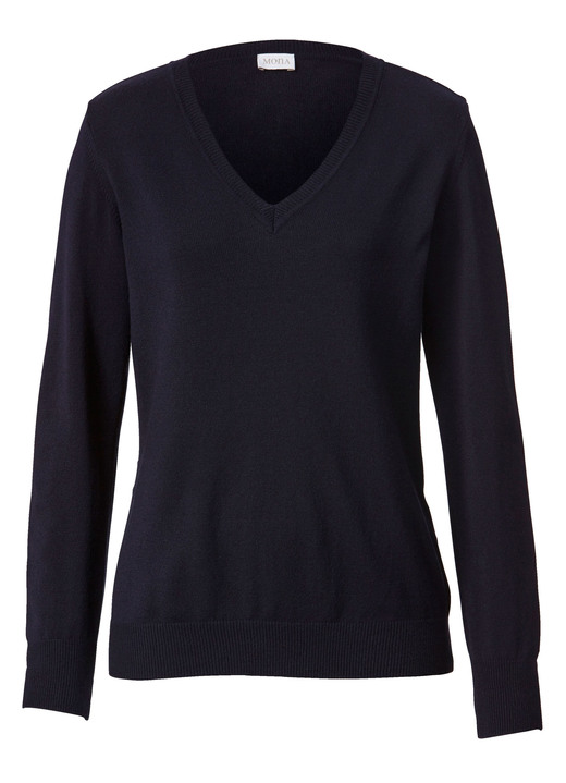 Basics - Pullover mit Modal-Anteil, in Größe 038 bis 052, in Farbe GRAU Ansicht 32