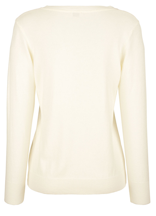 Basics - Pullover mit Modal-Anteil, in Größe 038 bis 052, in Farbe GRAU Ansicht 9