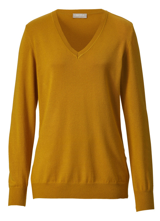 Basics - Pullover mit Modal-Anteil, in Größe 038 bis 052, in Farbe GRAU Ansicht 11