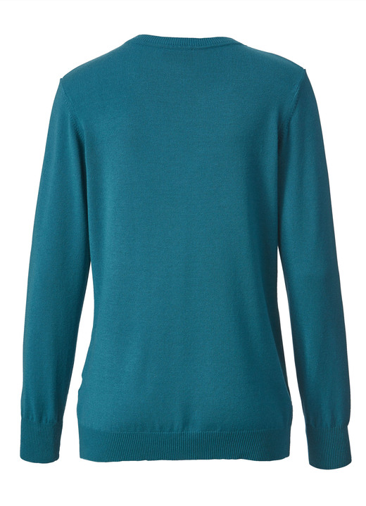 Basics - Pullover mit Modal-Anteil, in Größe 038 bis 052, in Farbe GRAU Ansicht 21