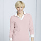Basics - Pullover mit Modal-Anteil, in Größe 038 bis 052, in Farbe GRAU – Farbe ROSÉ – Ansicht 1