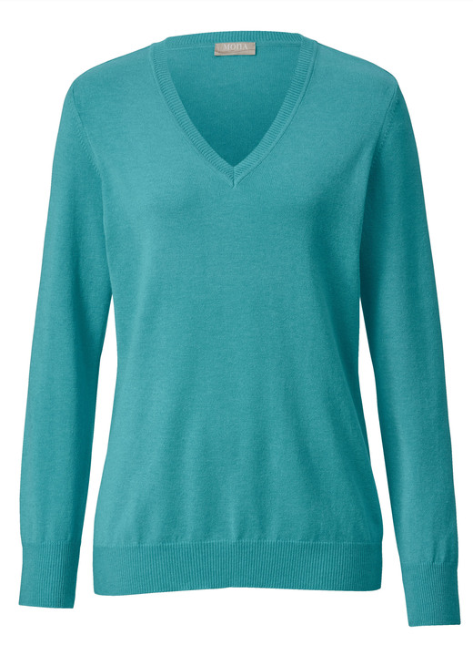 Basics - Pullover mit Modal-Anteil, in Größe 038 bis 052, in Farbe GRAU Ansicht 23