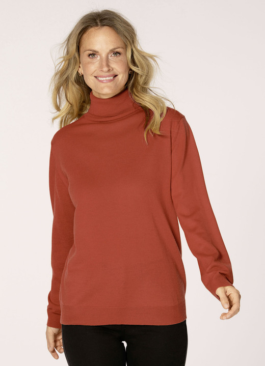 Basics - Pullover in Feinstrick, in Größe 038 bis 052, in Farbe MAISGELB Ansicht 3